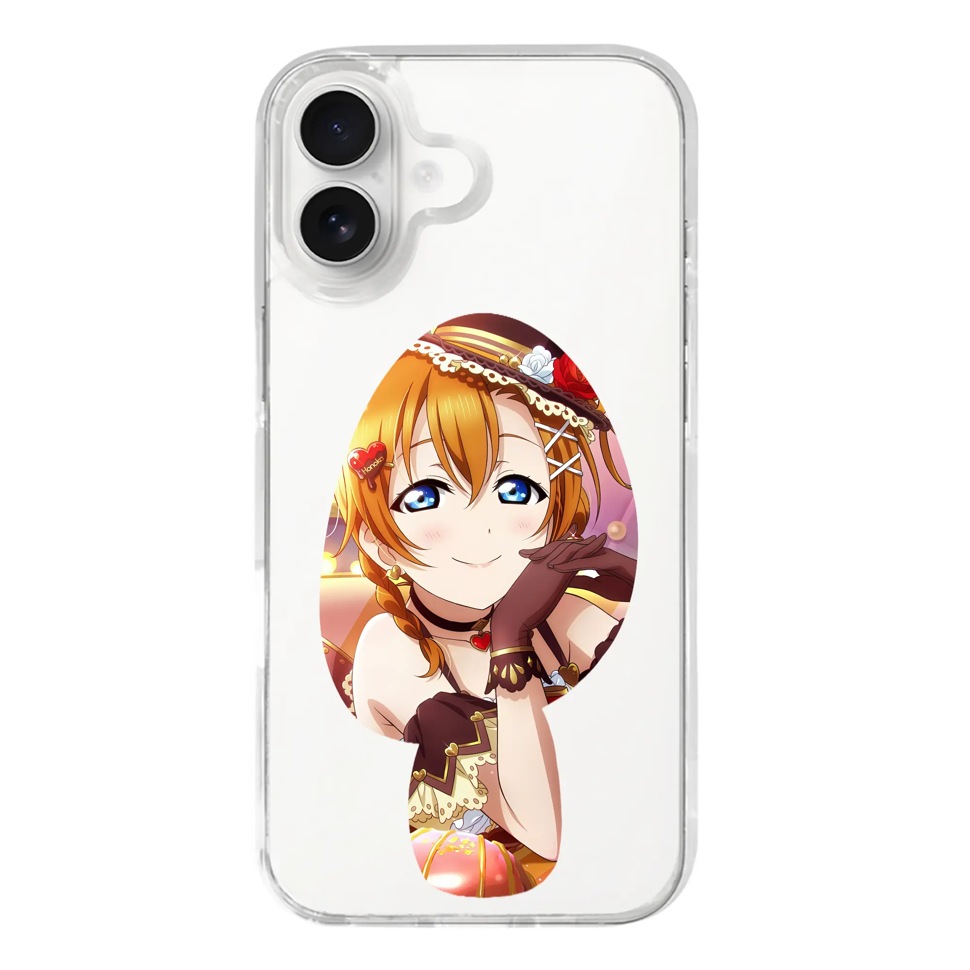 Love Live! グッズ,高坂穂乃果 - iPhone 17シリーズ 透明スマホケース – 薄型・耐衝撃・精密フィット保護カバー